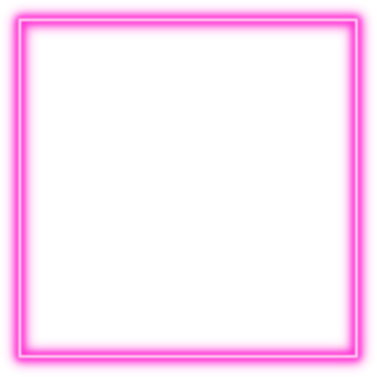 Pink Neon Square Box